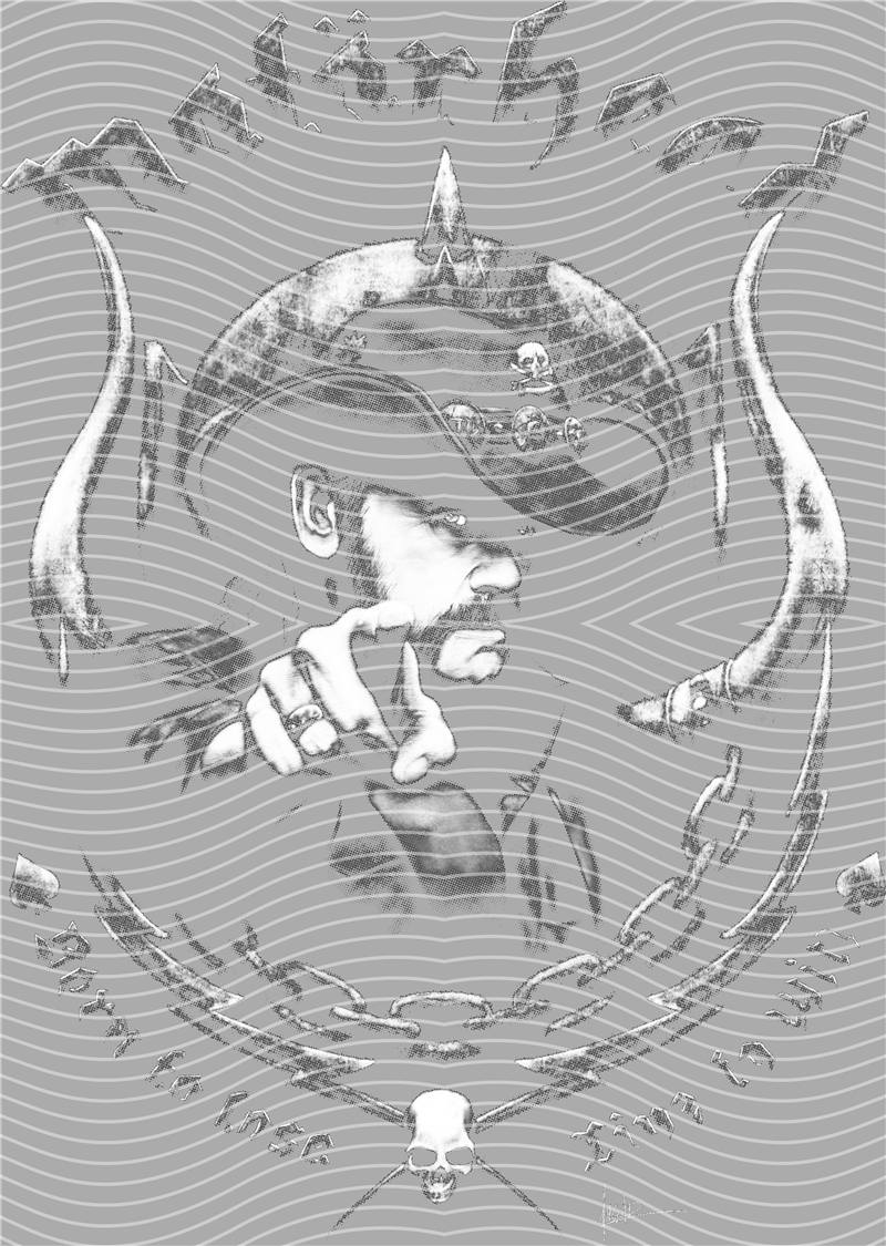 Metal band half tone-MB 424